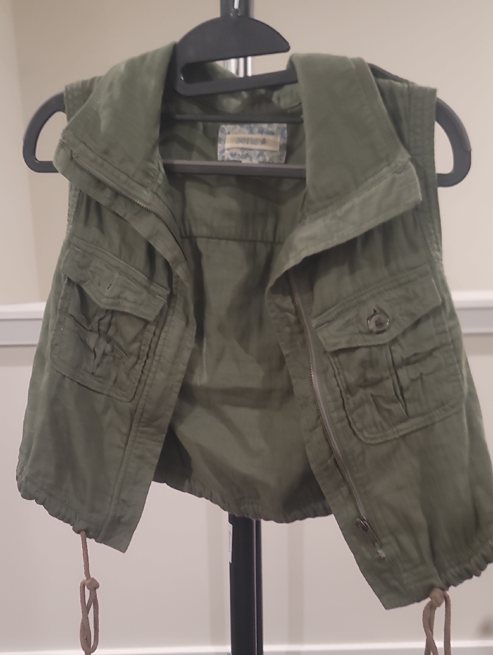 aerie Olive Green Utility Vest for Women